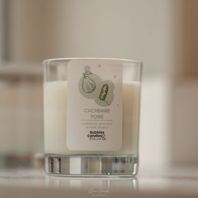 Candle - Cashmere Pear - 90mL - Bubbles and Candles