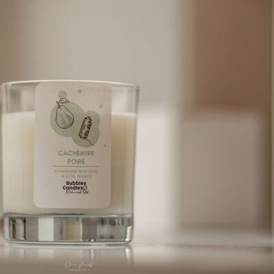 Candle - Cashmere Pear - 90mL - Bubbles and Candles
