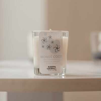 Candle - Monoï Coco - 90mL - Bubbles and Candles