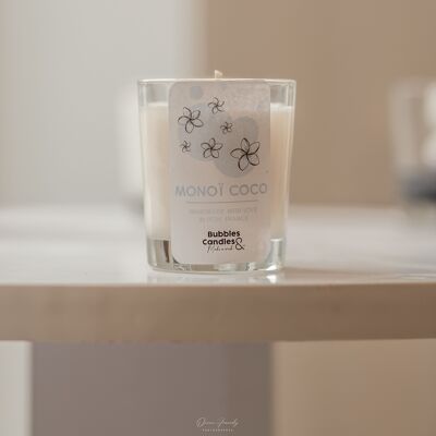 Candle - Monoï Coco - 90mL - Bubbles and Candles