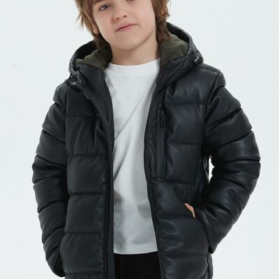 CHILDREN'S MIN JR BLACK DOWN JACKETS