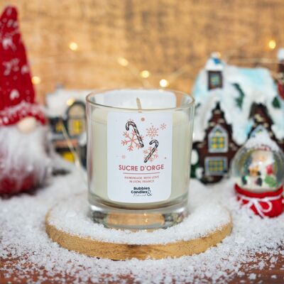 Christmas candle - Barley sugar - 300mL - Bubbles and Candles