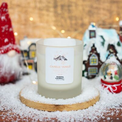 Christmas Candle - Cinnamon Vanilla - 300mL - Bubbles and Candles