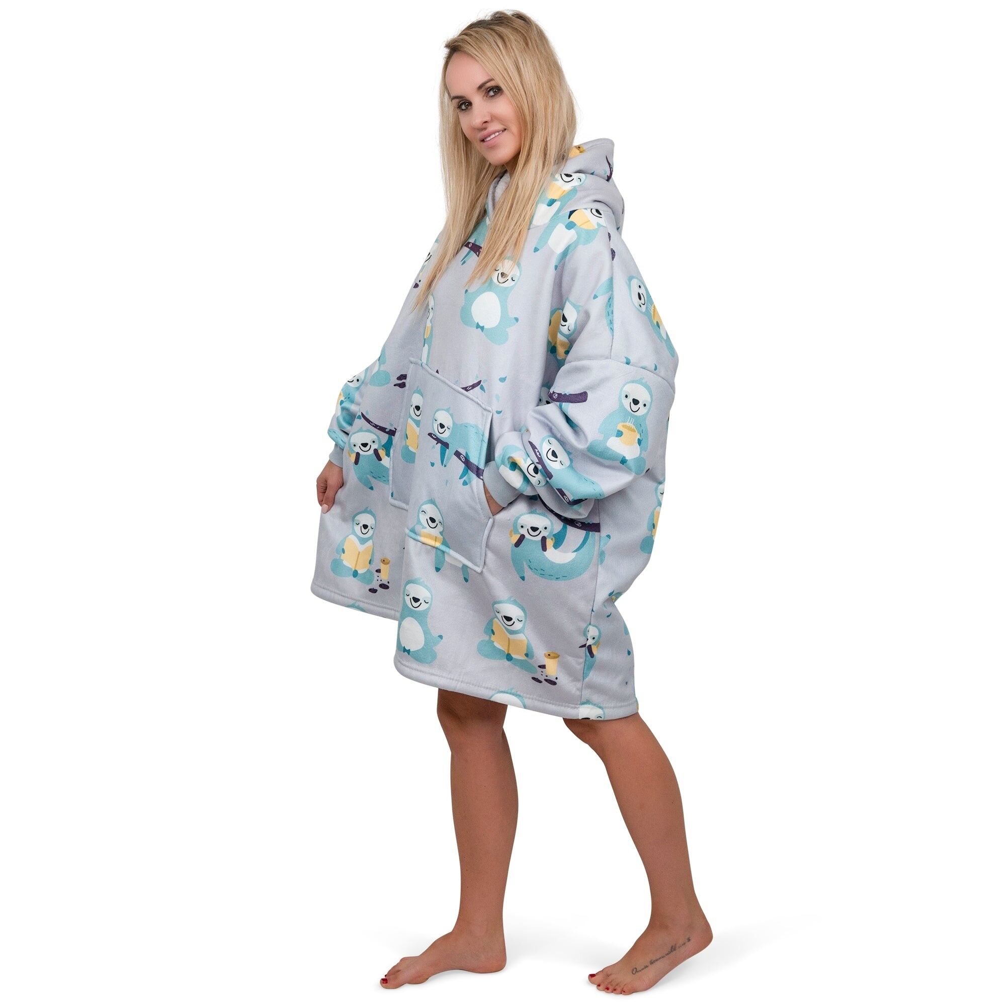 Coperta con cappuccio Smileify™ - Bradipo - Pro