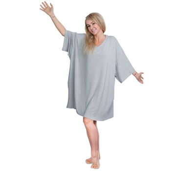 Chemise de nuit pyjama Smileify™ Premium - Gris 13