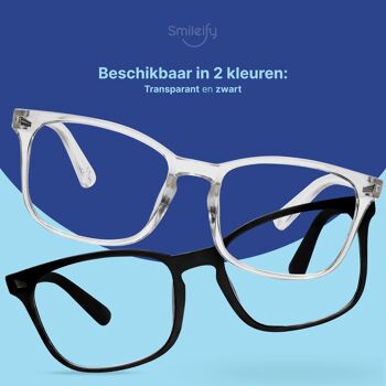 Lunettes anti-lumière bleue Smileify™ - Noir 5