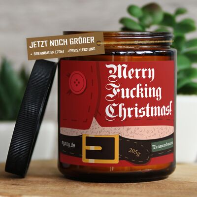 Gift candle scented candle merry fucking christmas! #BS1-57