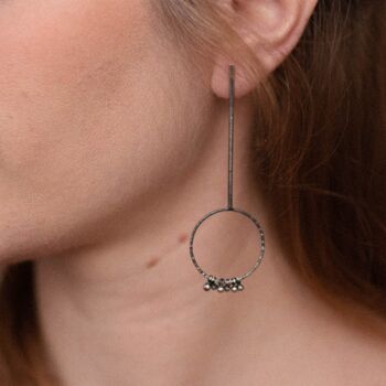 Boucles d'oreilles pendantes longues 1