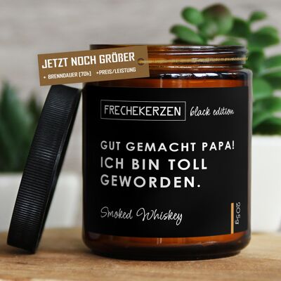 Geschenkkerze Duftkerze gut gemacht papa! ich… #be-81