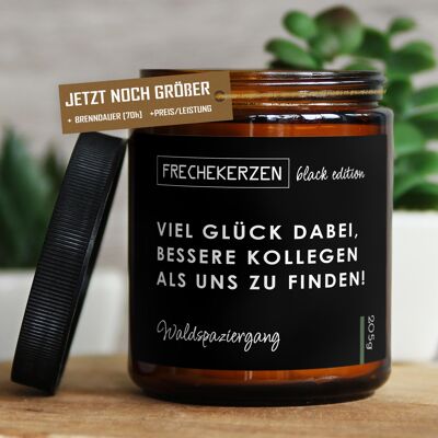 Geschenkkerze Duftkerze viel glück dabei, bessere… #be-201