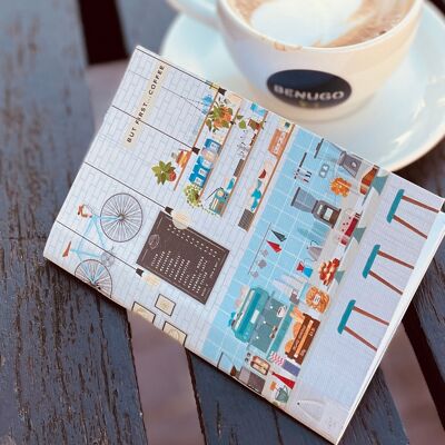 Coffee Shop Notes A6 Mini-Notizbuch