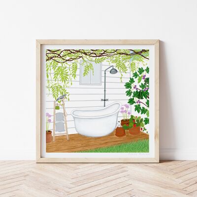 Poster “Il bagno sotto il fico”