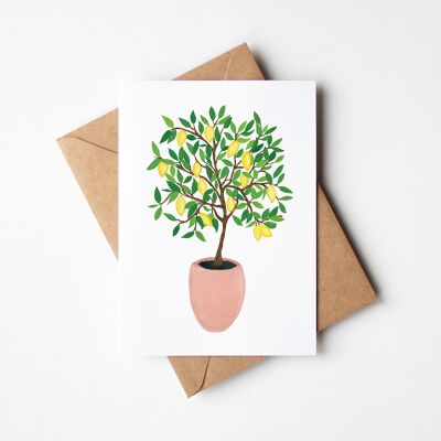 “Lemon tree” card and envelope