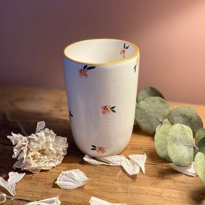 Garden Flowers Mug - Nude