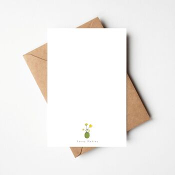 Cartes "Collection herbier" et enveloppe 2