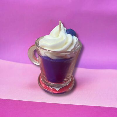 mini blueberry gourmet candle