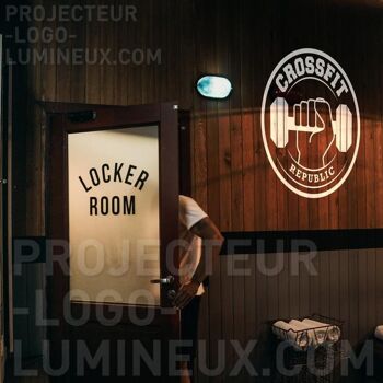 Projecteur logo lumineux LED 50 Watts usage intérieur et extérieur 3