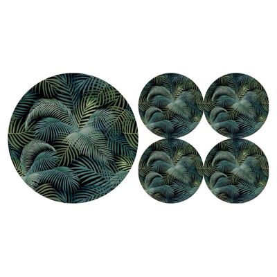 Mallorca Set Underplate + Coasters In Felt Bertoni