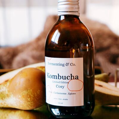 Kombucha - COZY - Pera, cardamomo, 4 especias