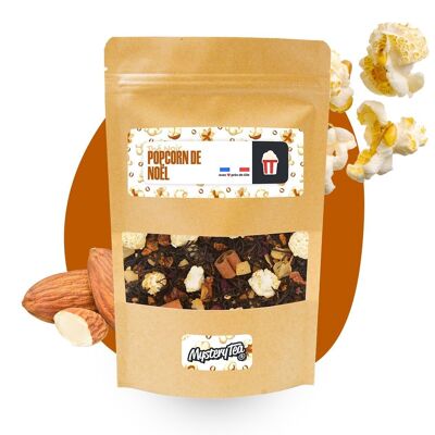 Weihnachts-Popcorn – Schwarztee-Mandel-Popcorn