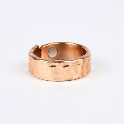 Pure Copper Ring with Magnet (Design 16)