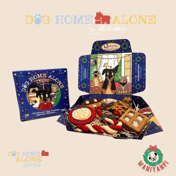 Boîte de collations de Noël pour chiens - Édition limitée Home Alone 3