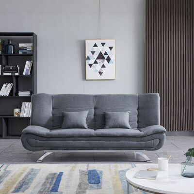 Living and Home 2 Seater Upholstered Sofa