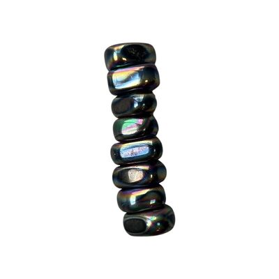 Tumbled Magnets, Pack of 6, Aura Hematite