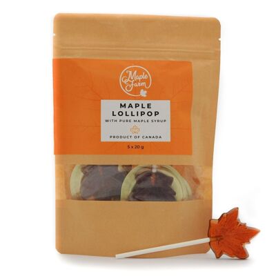 Lollipops with maple syrup - 100g (5x20g)