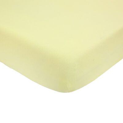 Yellow fitted sheet 70x140cm
