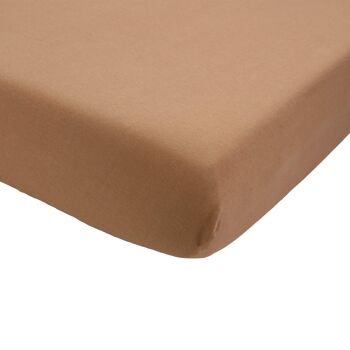 Draps housse camel 60*120