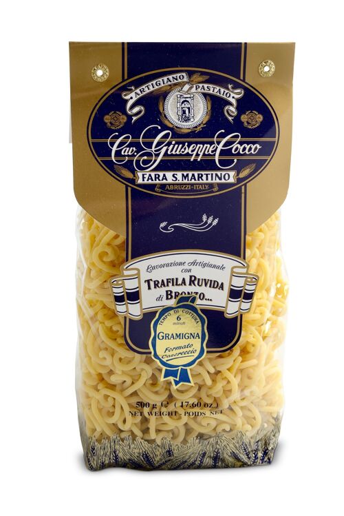 Pasta - N°67 GRAMIGNA
CASERECCI di SEMOLA