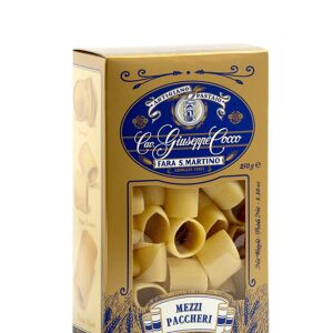 Pâtes - N°103 MEZZI PACCHERI
FAIT MAISON 250 g.