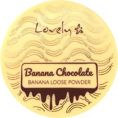 Loses Schokoladen-Bananen-Pulver