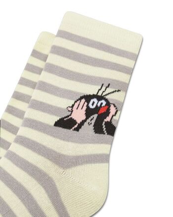 koaa – La petite taupe « Stripes » – Chaussettes vert/gris 8