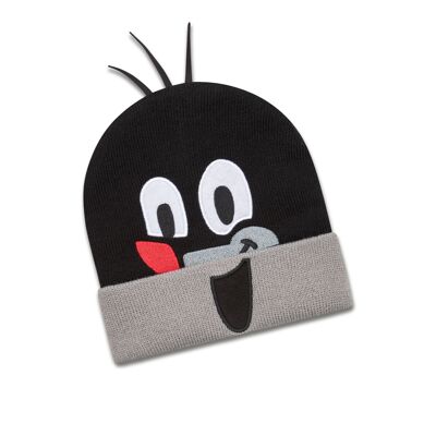 koaa – La piccola talpa – Berretto mascotte nero/grigio