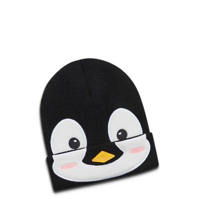 koaa – Pingu le Pingouin – Bonnet Mascotte noir/blanc