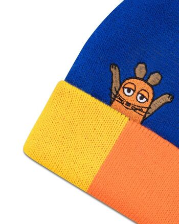 koaa – Mouse & Friends « Color Block » – Bonnet bleu/jaune/orange 3