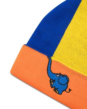 koaa – Mouse & Friends « Color Block » – Bonnet bleu/jaune/orange 4