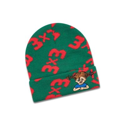 koaa – Pippi Calzaslargas "3x3" - Gorro verde/naranja