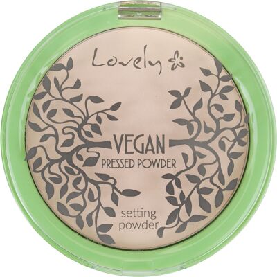 Vegan pressed powder