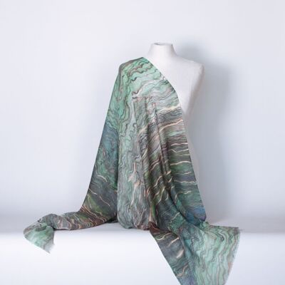 ÉCHARPE - SHAWLS – SCARF made of pure fine wool