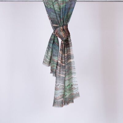 ÉCHARPE - SHAWLS – SCARF made of pure fine wool