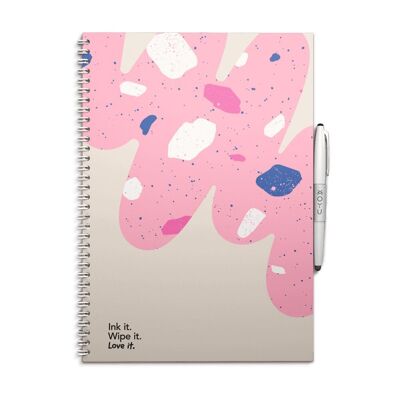 MOYU Erasable Notebook A4 - Flamingo Desert