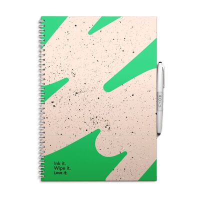 MOYU Erasable Notebook A4 - Flashy Moss