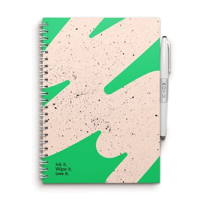 MOYU Erasable Notebook A5 - Flashy Moss