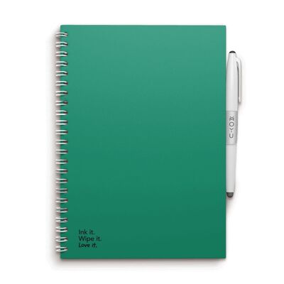 Cuaderno borrable A5 MOYU - Verde bosque