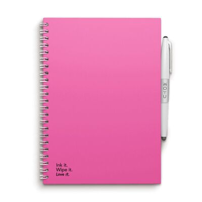 MOYU Löschbares Notizbuch A5 – Passion Pink