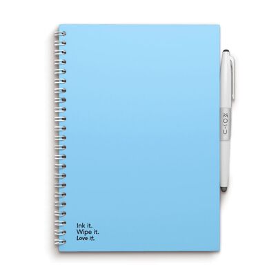 Cuaderno borrable A5 MOYU - Azul cielo