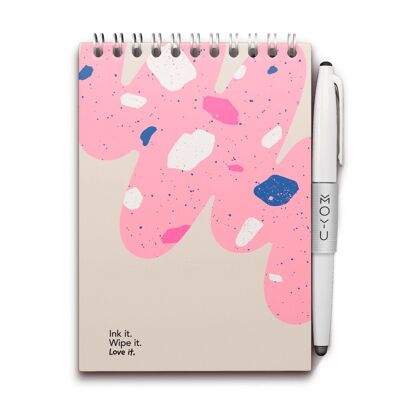 MOYU Erasable Notebook A6 Hardcover - Flamingo Desert